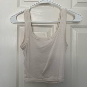 lululemon white opal crop tank
